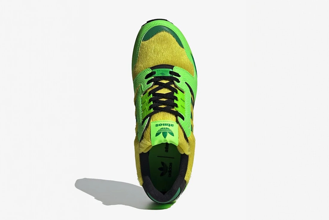 atmos x adidas ZX 8000 "Bold Green"