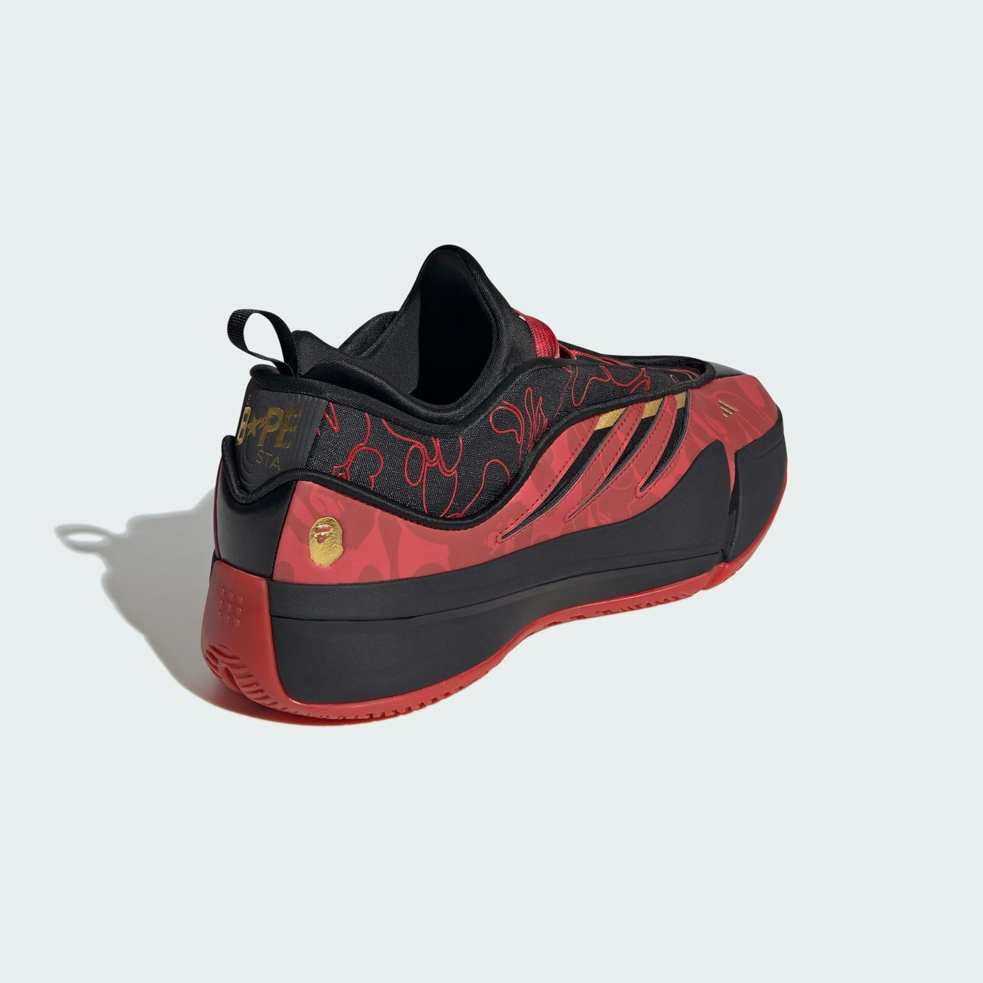 BAPE x adidas Dame 9 "Better Scarlet"