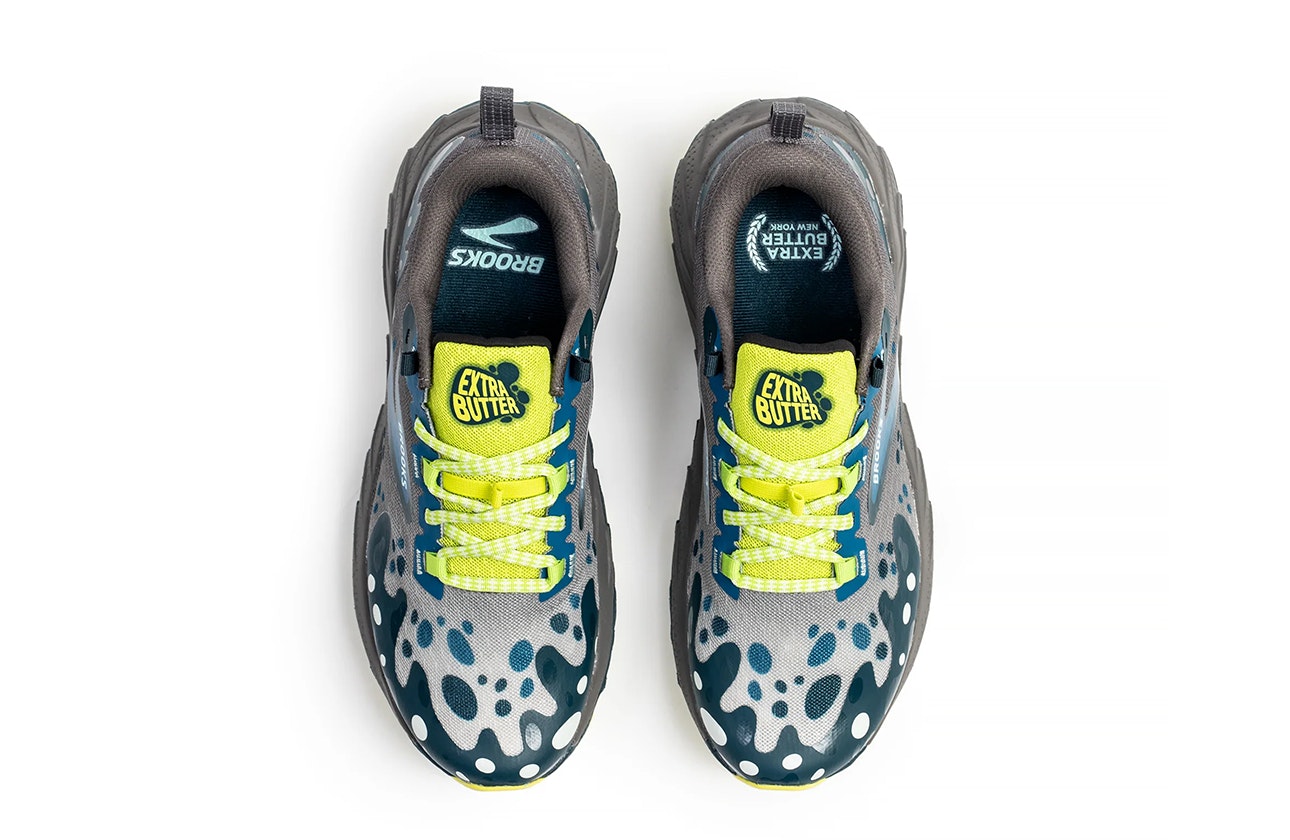 Extra Butter x Brooks Cascadia 18 "Splashy Motion"