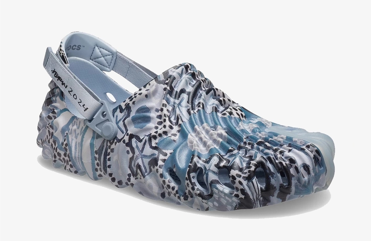 Salehe Bembury x Jonas Wood x Crocs Pollex Clog "Mixed Grey"