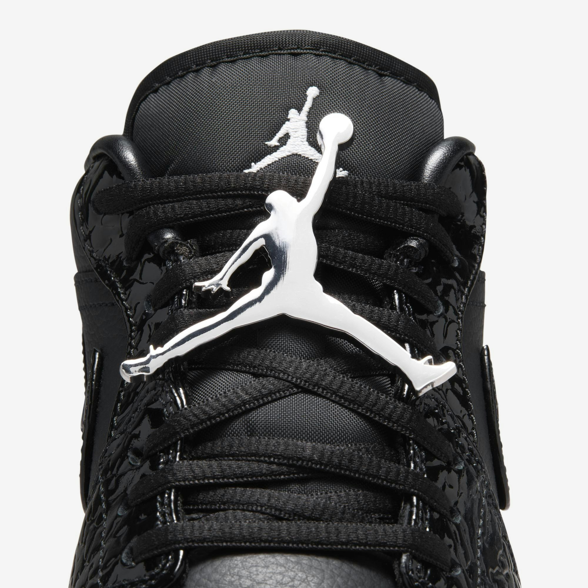 Air Jordan 1 Low SE "Patent Elephant Black"