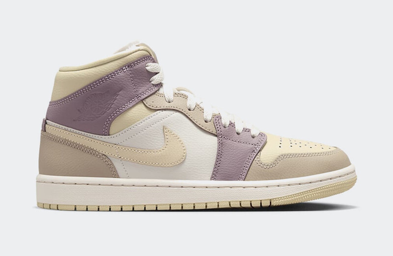 Air Jordan 1 Mid "Team Gold/Taupe"