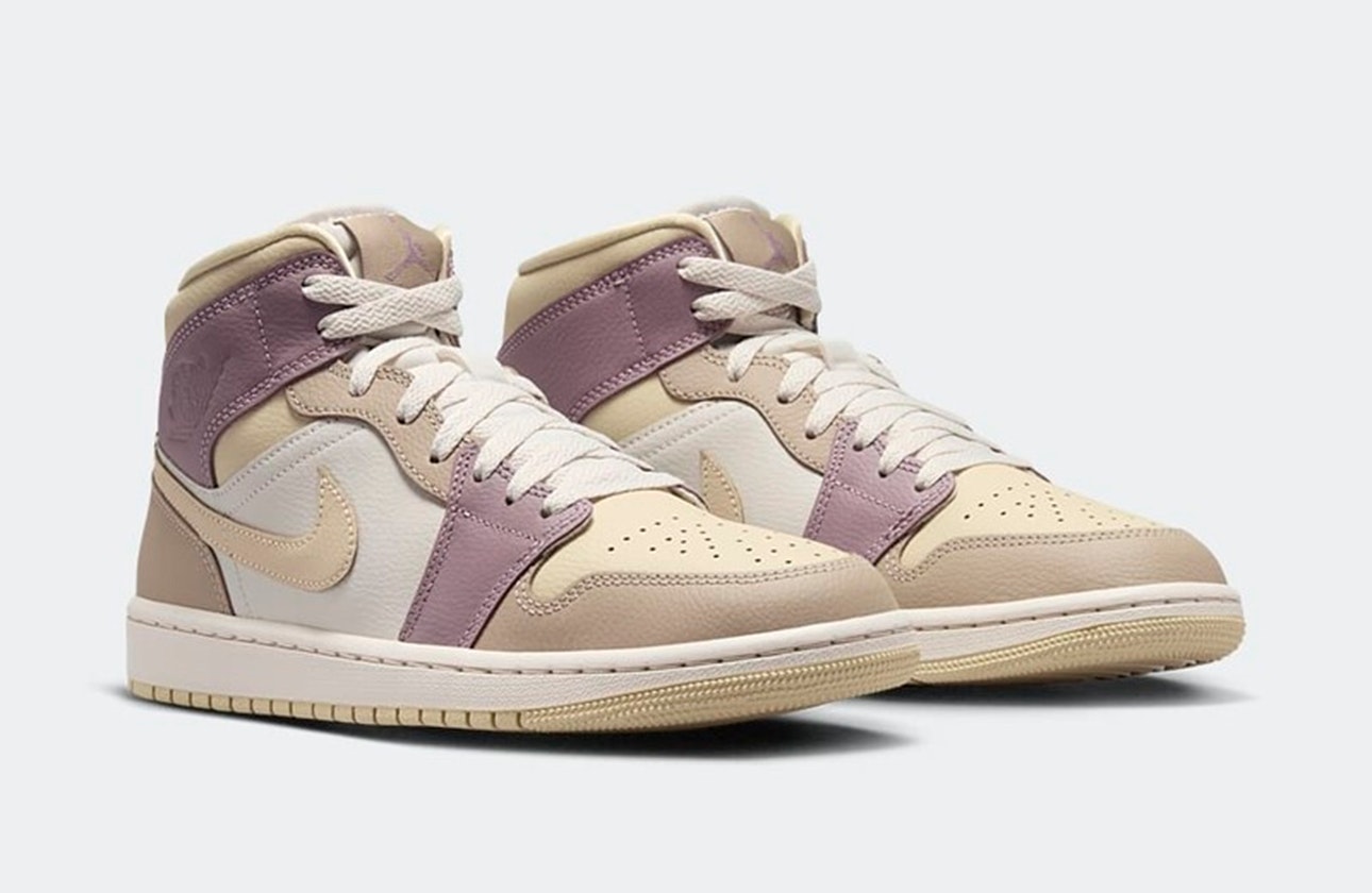 Air Jordan 1 Mid "Team Gold/Taupe"