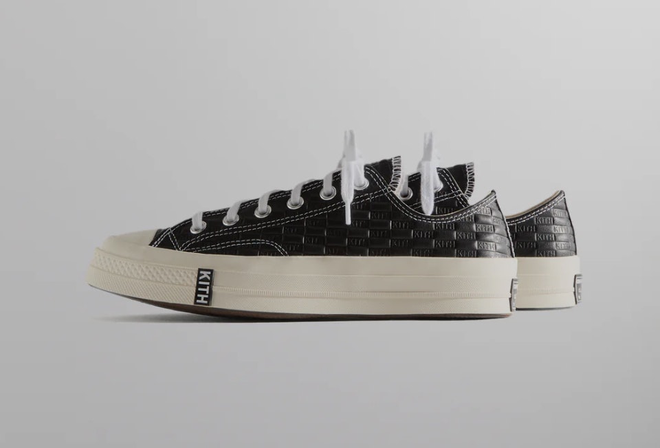Kith x Converse Chuck Taylor All Star "Black Monogram"