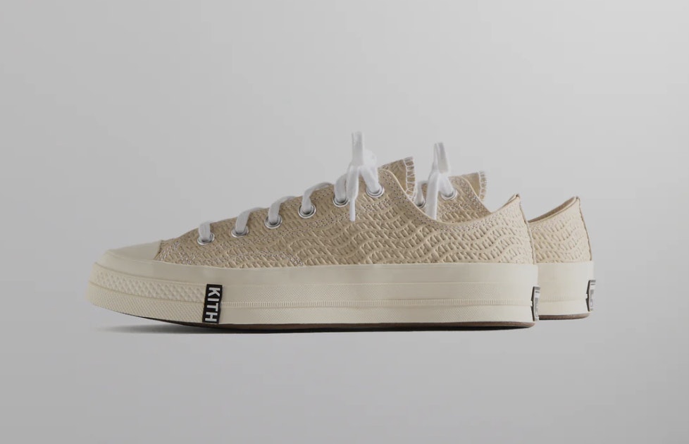 Kith x Converse Chuck Taylor All Star "Egret Monogram"