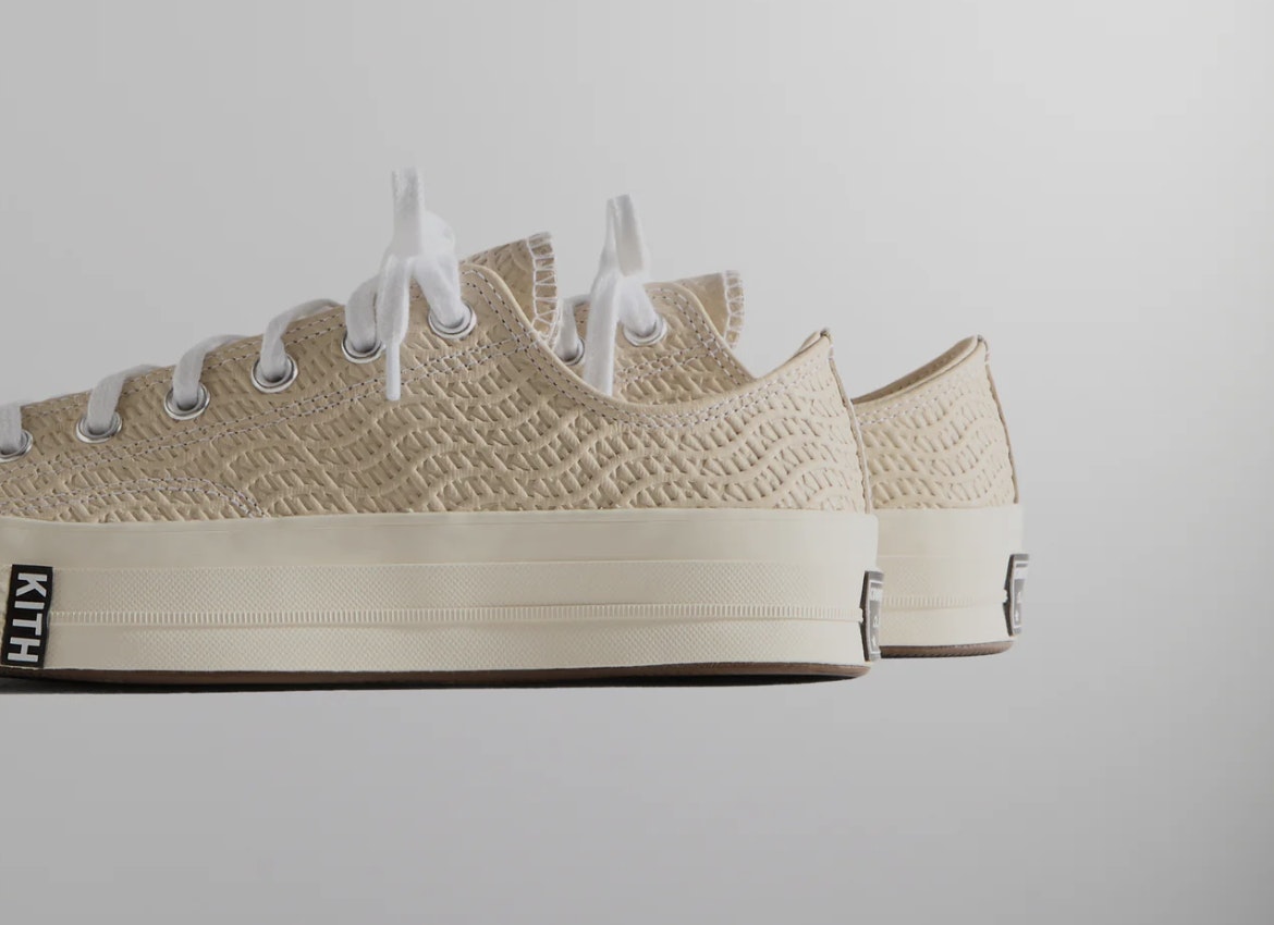 Kith x Converse Chuck Taylor All Star "Egret Monogram"
