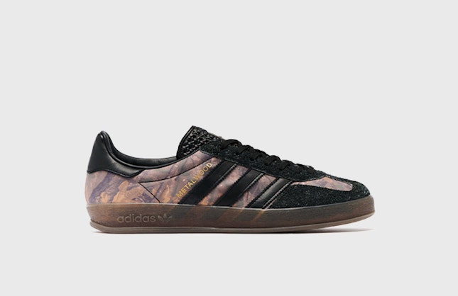 Metalwood Studio x adidas Gazelle Indoor "Real Leaf Camo"