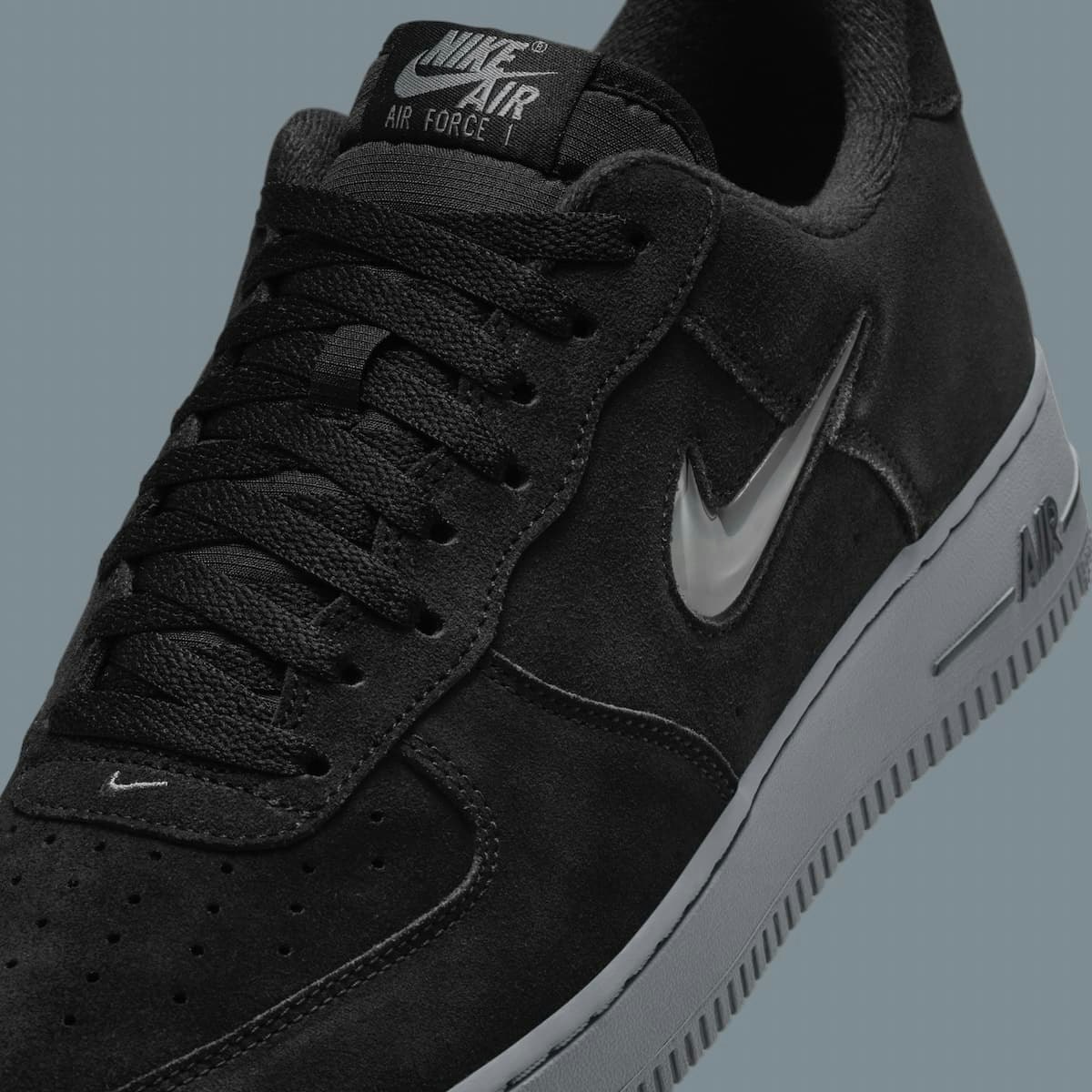 Nike Air Force 1 Low Jewel "Black Suede"