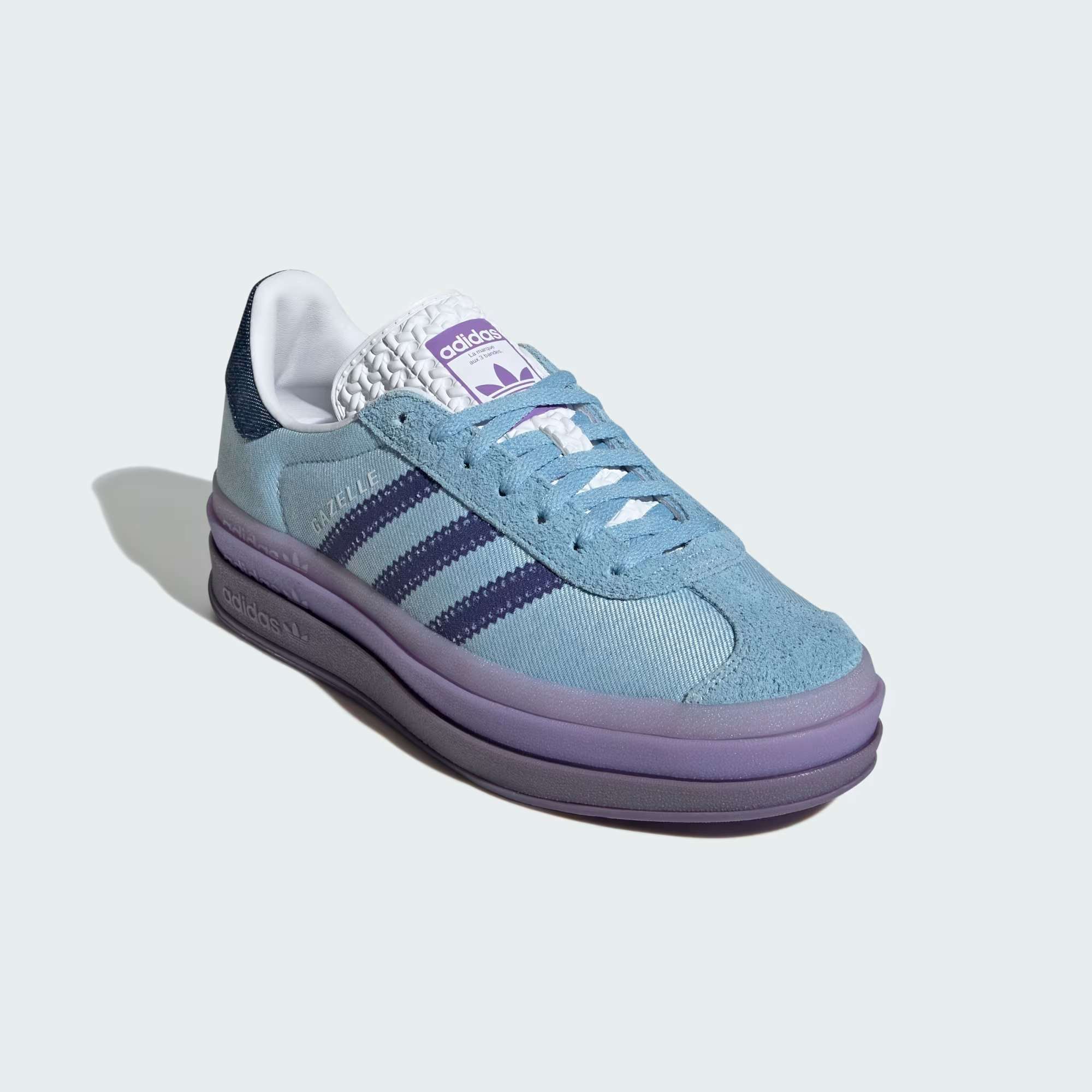 KSENIASCHNAIDER x adidas Gazelle Bold "Blue Denim"