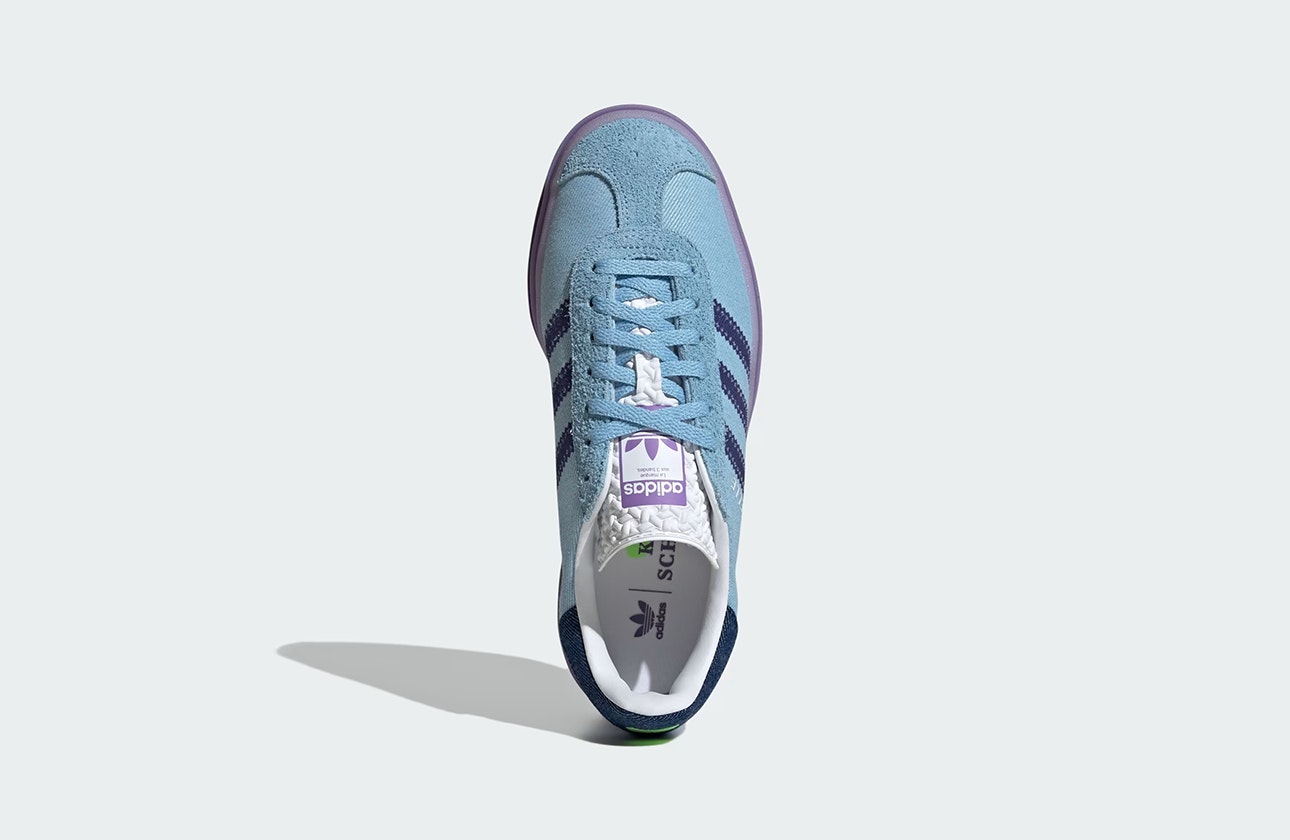 KSENIASCHNAIDER x adidas Gazelle Bold "Blue Denim"
