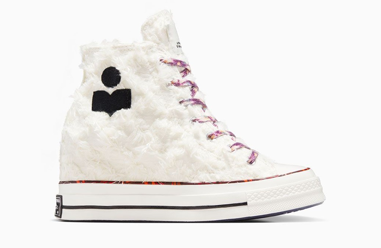 Isabel Marant x Converse Chuck 70 Internal Wedge High Top "Vanilla White"