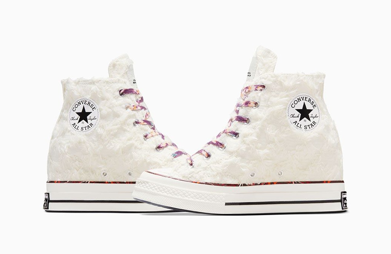 Isabel Marant x Converse Chuck 70 Internal Wedge High Top "Vanilla White"