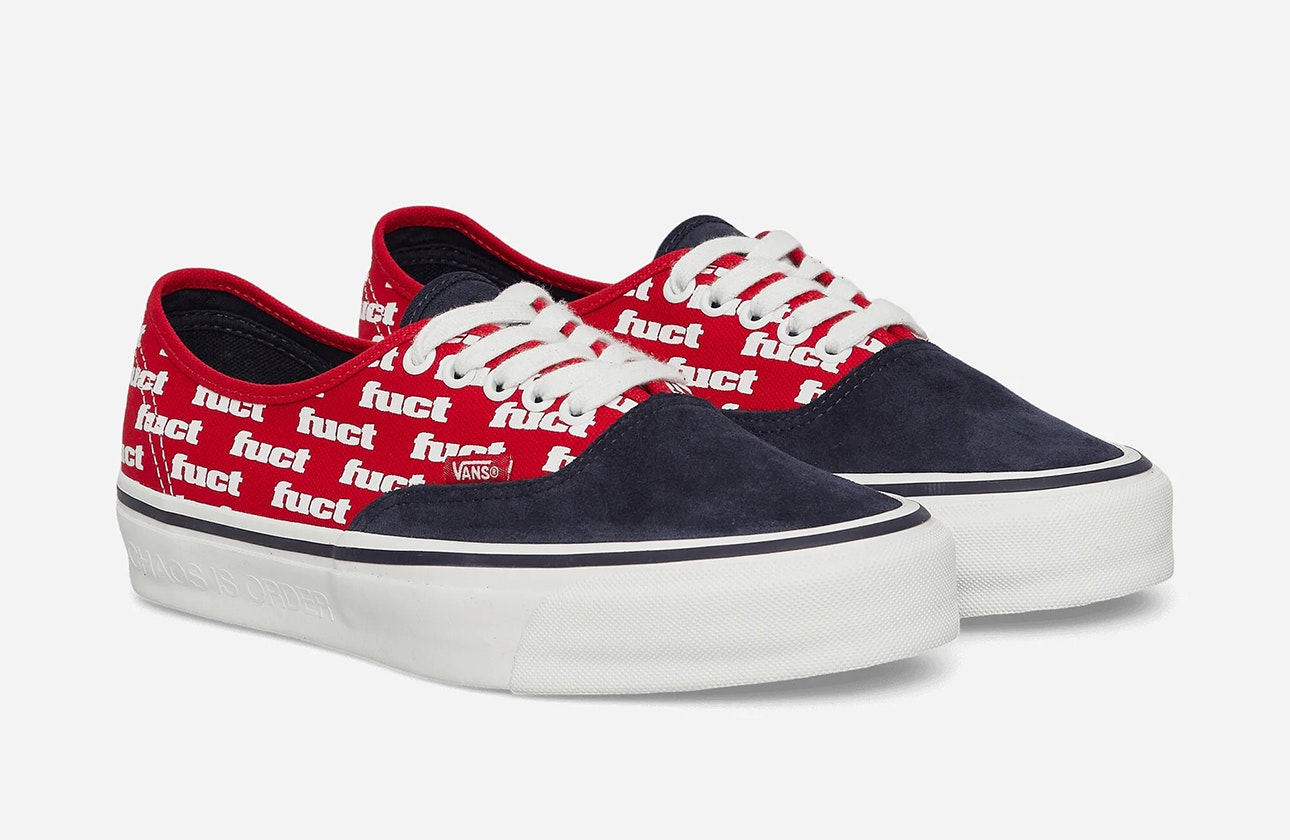 Fuct x Slam Jam x Vans Authentic Reissue 44 "Racing Red"