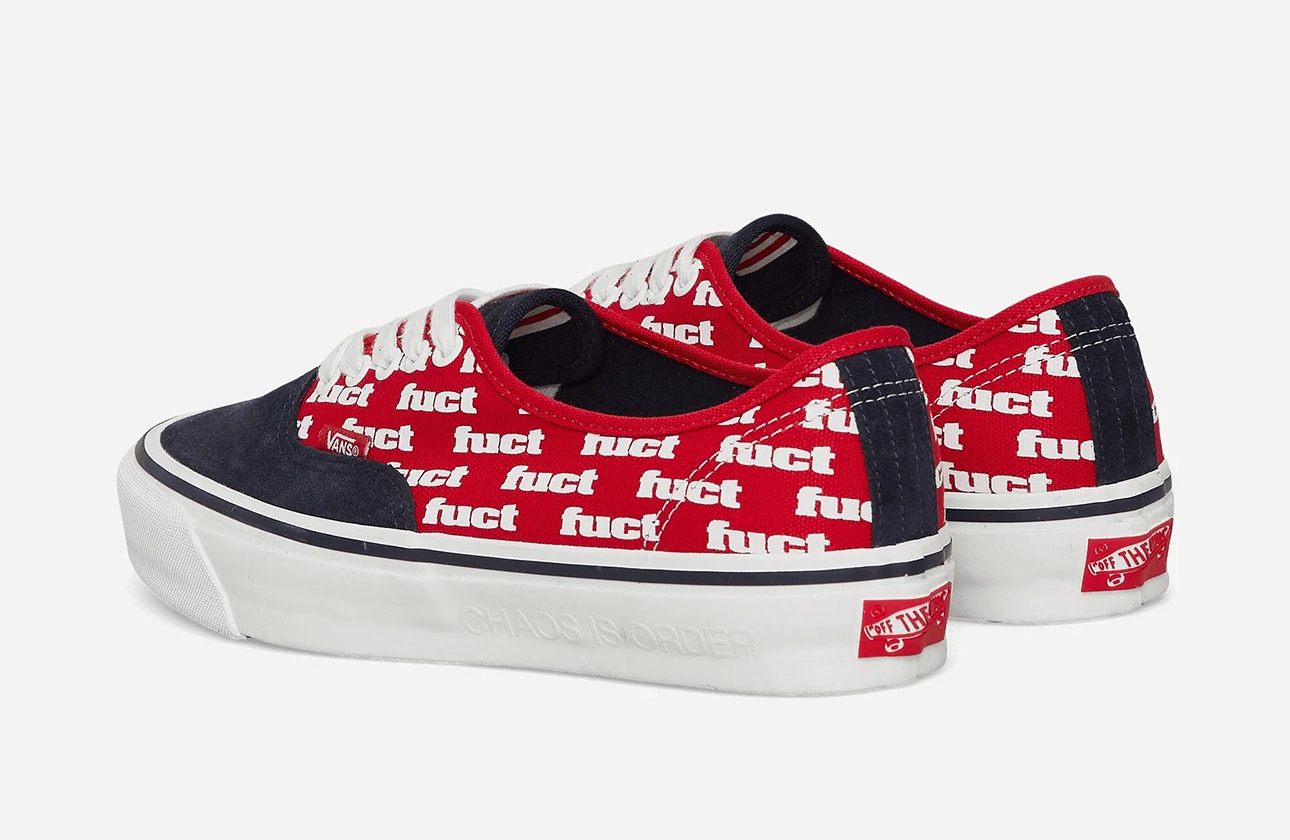 Fuct x Slam Jam x Vans Authentic Reissue 44 "Racing Red"