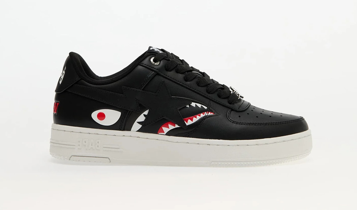 A Bathing Ape Bape Sta Shark M2 "Black"