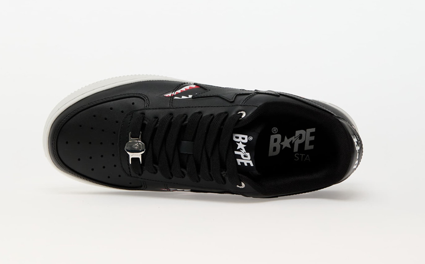 A Bathing Ape Bape Sta Shark M2 "Black"