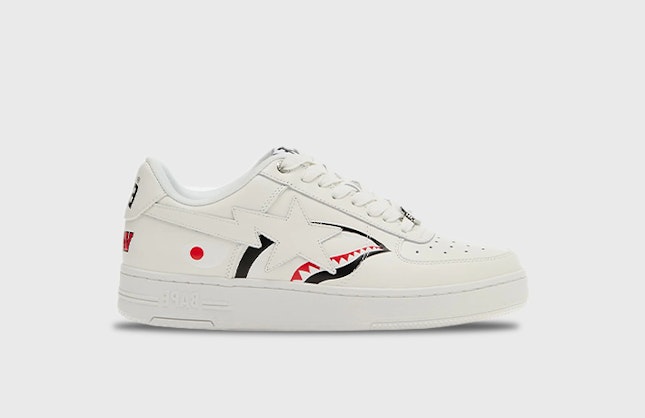 A Bathing Ape Bape Sta Shark M2 "White"