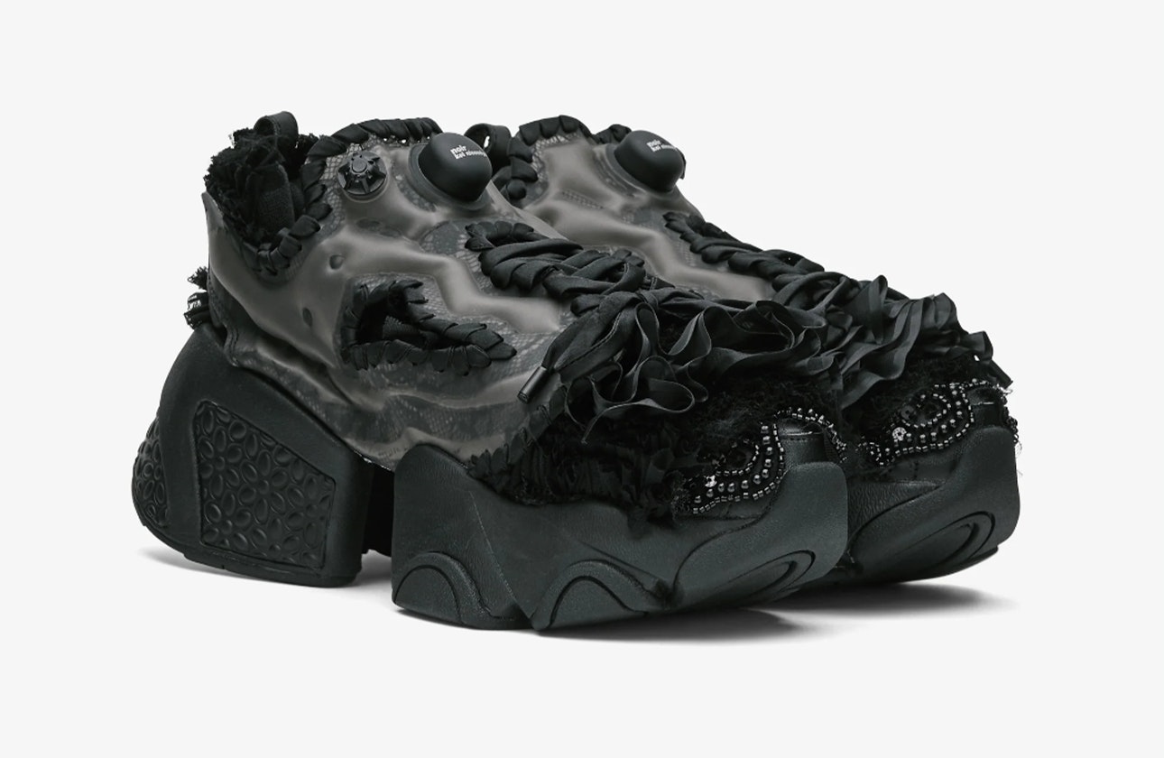 Noir Kei Ninomiya x Reebok Lace Pumpumpump "Black"
