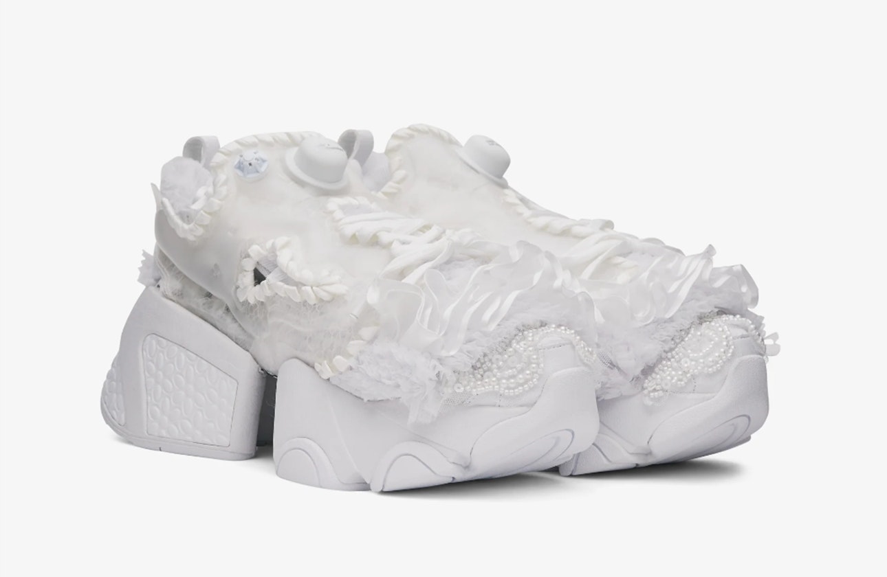 Noir Kei Ninomiya x Reebok Lace Pumpumpump "White"