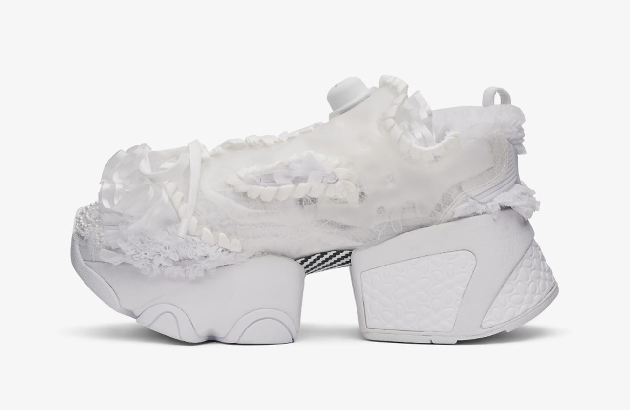 Noir Kei Ninomiya x Reebok Lace Pumpumpump "White"