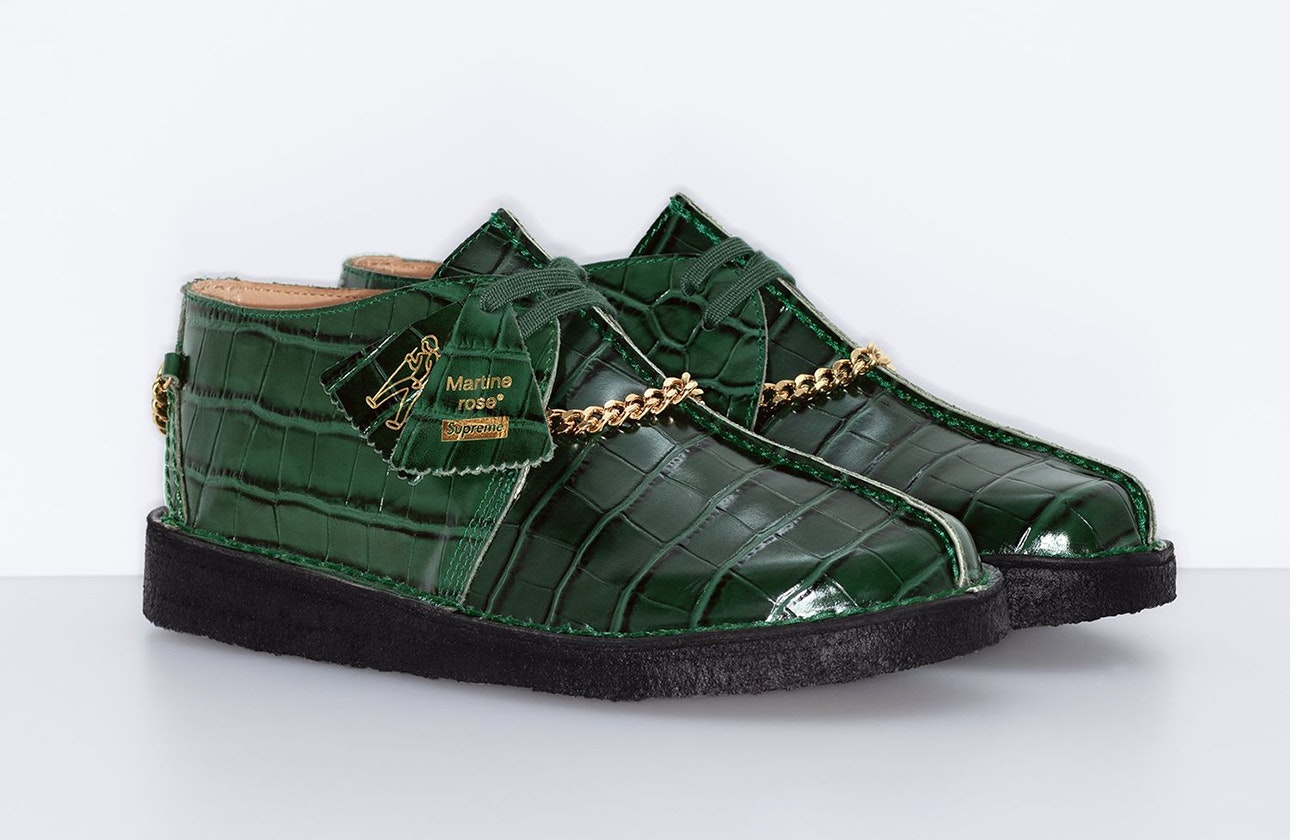 Martine Rose x Supreme x Clarks Originals Desert Trek Vintage Green kaufen HEAT MVMNT