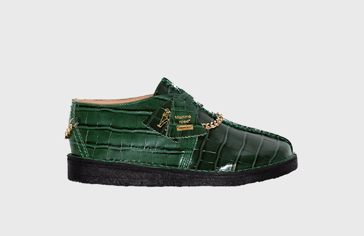 Martine Rose x Supreme x Clarks Originals Desert Trek "Vintage Green"