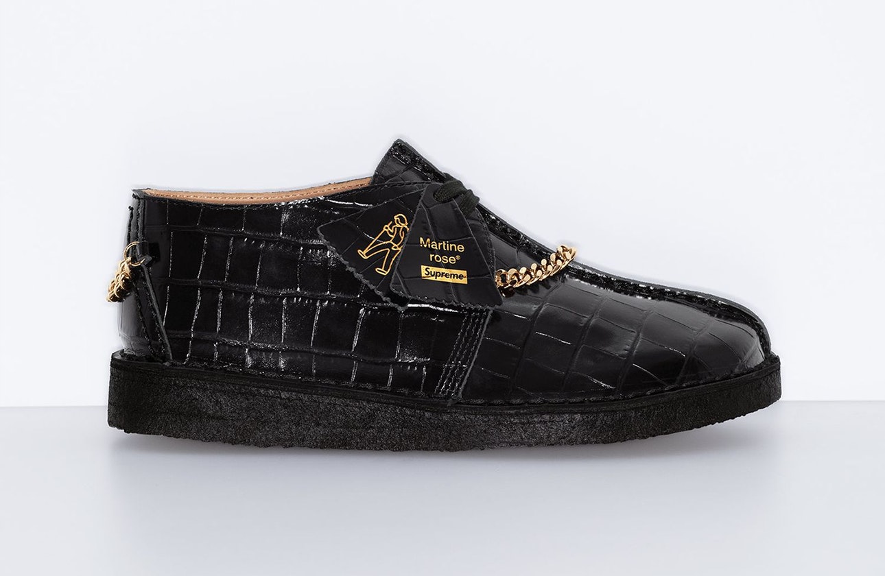 Martine Rose x Supreme x Clarks Originals Desert Trek "Vintage Black"