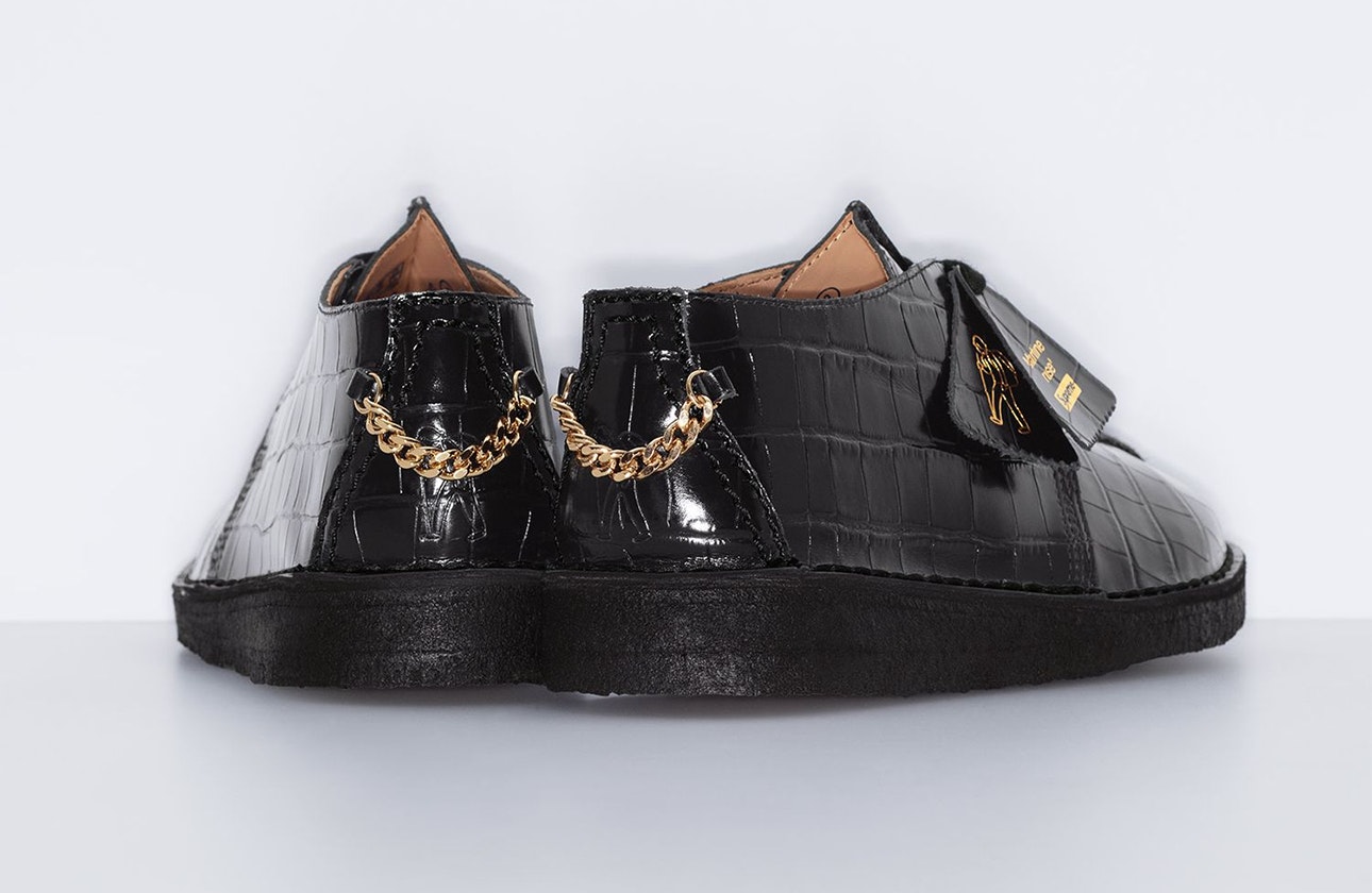 Martine Rose x Supreme x Clarks Originals Desert Trek "Vintage Black"