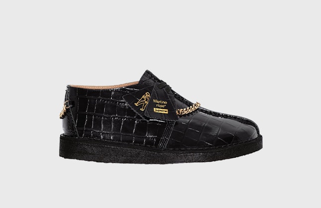 Martine Rose x Supreme x Clarks Originals Desert Trek "Vintage Black"