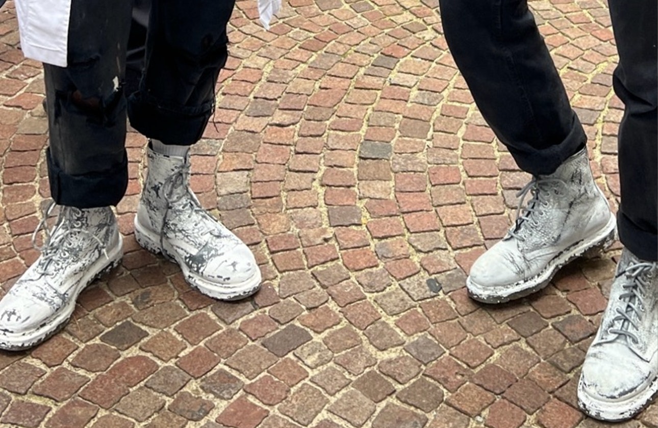 Maison Margiela x Dr. Martens 1460 "Dusty White"