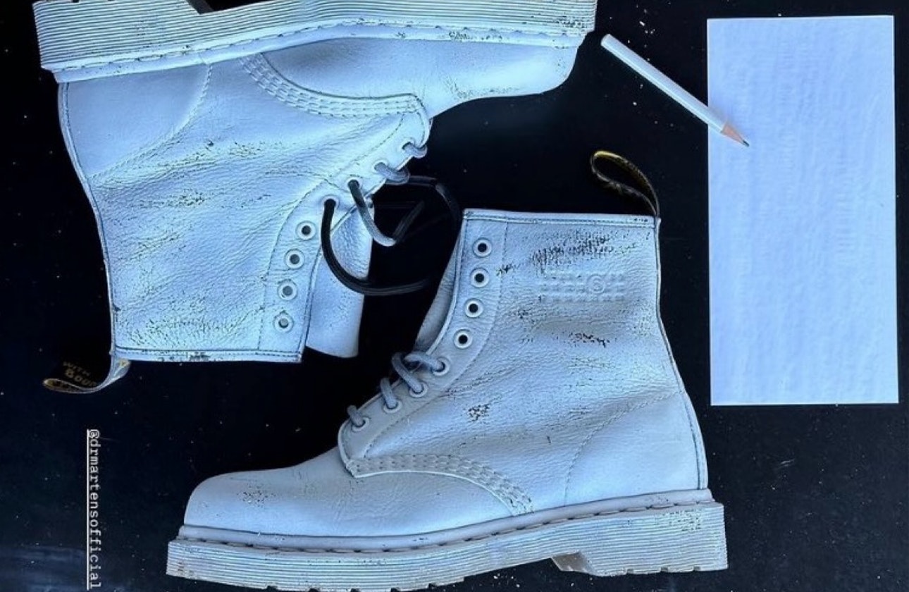 Maison Margiela x Dr. Martens 1460 "Dusty White"