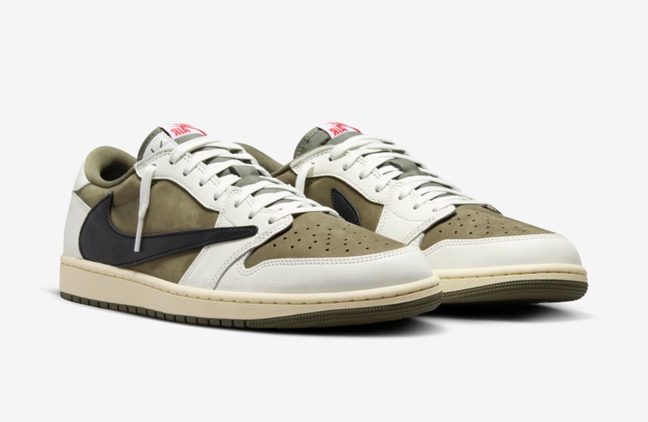 Travis Scott x Air Jordan 1 Low OG "Medium Olive"