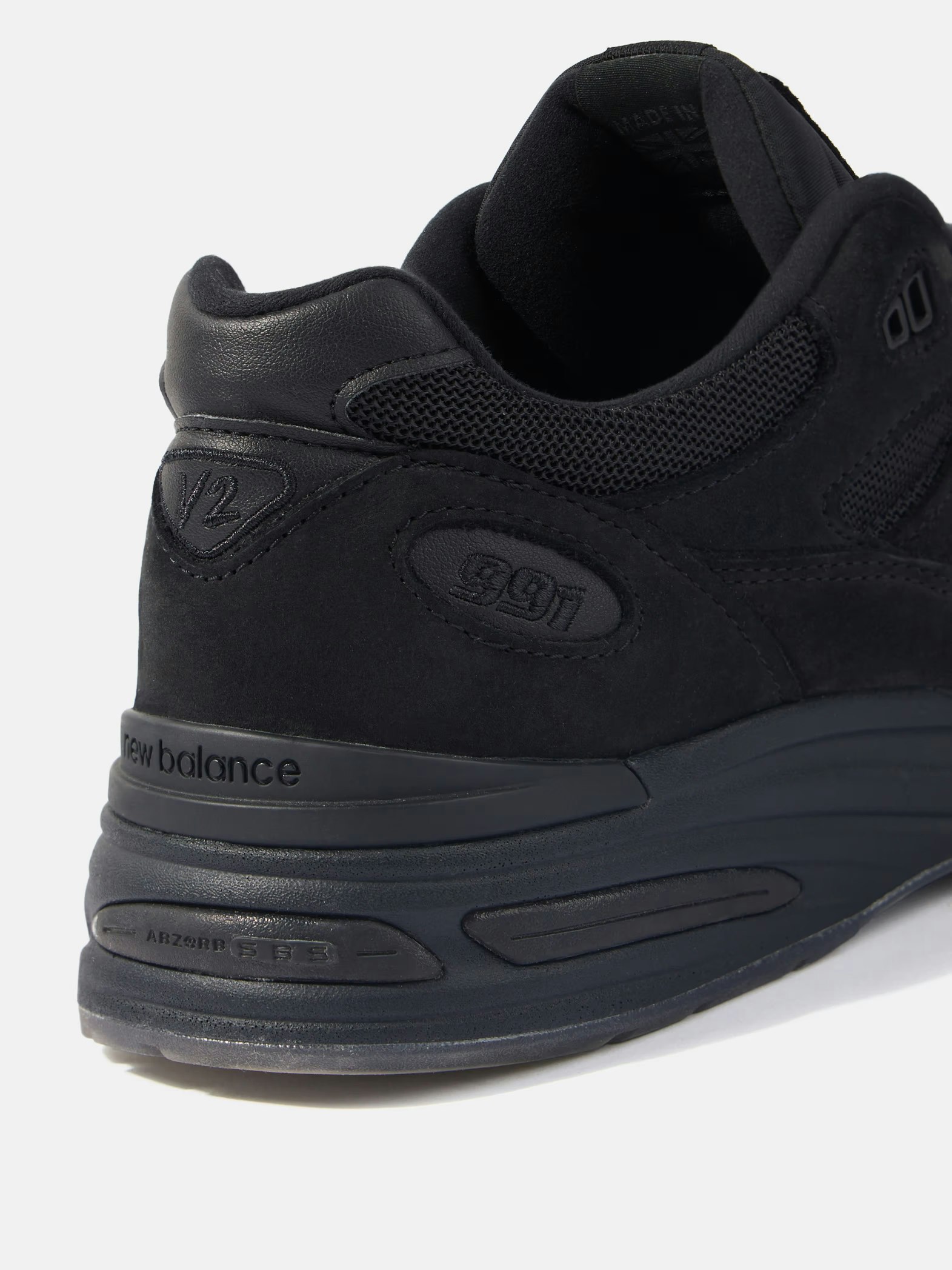 Stone Island x New Balance 991v2 "Ghost Pack" (Black)