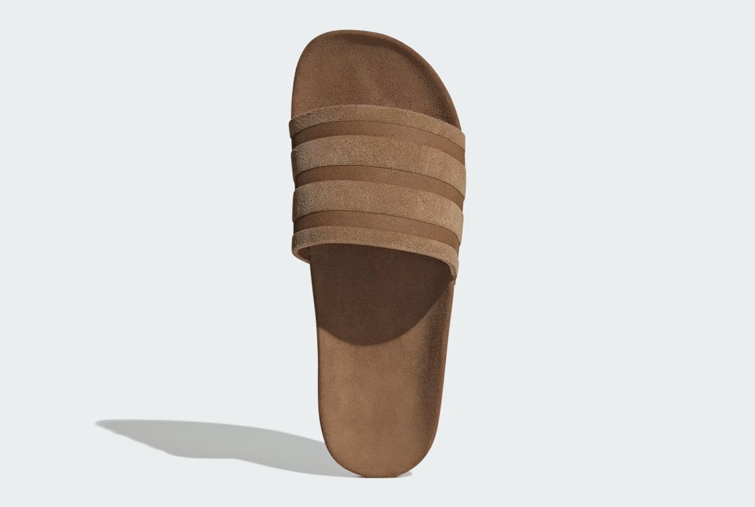 adidas Suede Adilette "Desert Brown"