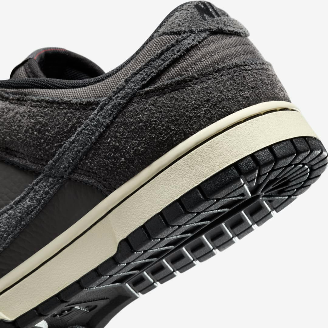 Nike Dunk Low PRM "Shaggy Suede" (Off-Noir)