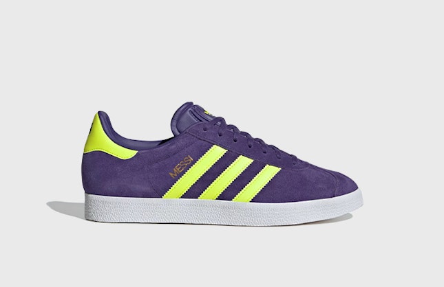 Lionel Messi x adidas Gazelle "Purple"