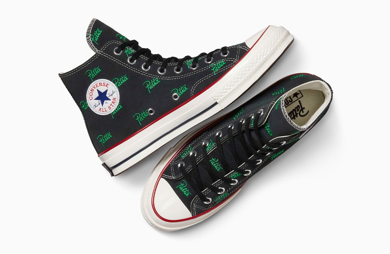 Patta x Converse Chuck 70 "Mini Logo" (Black)
