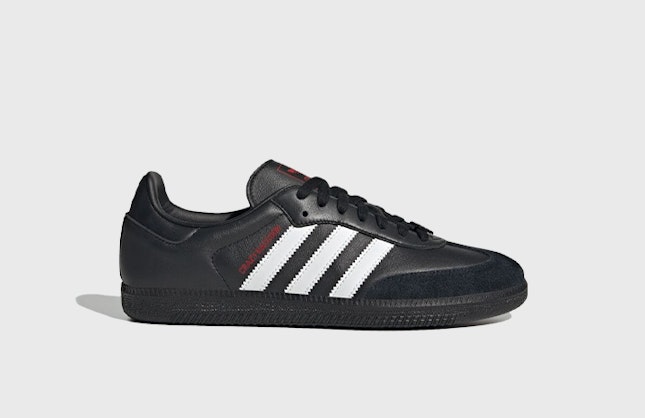 Crazy Raccoon x atmos x adidas Samba OG "Core Black"