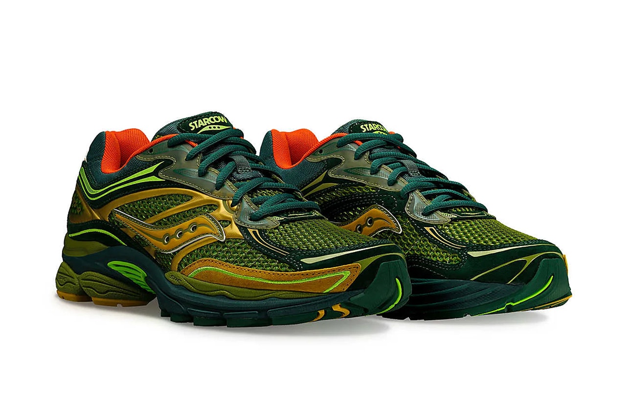 Starcow Paris x Saucony Progrid Omni 9 "Green/Orange"