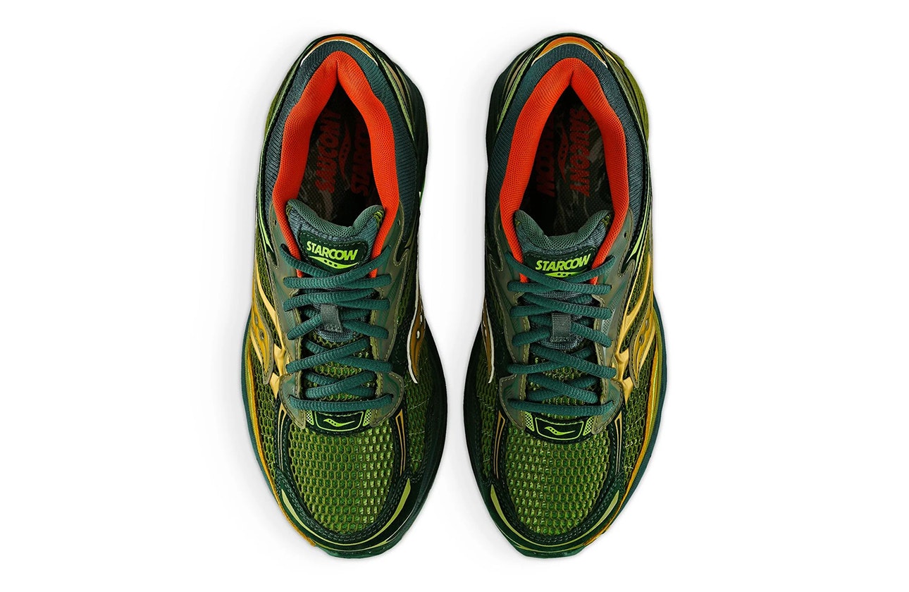 Starcow Paris x Saucony Progrid Omni 9 "Green/Orange"
