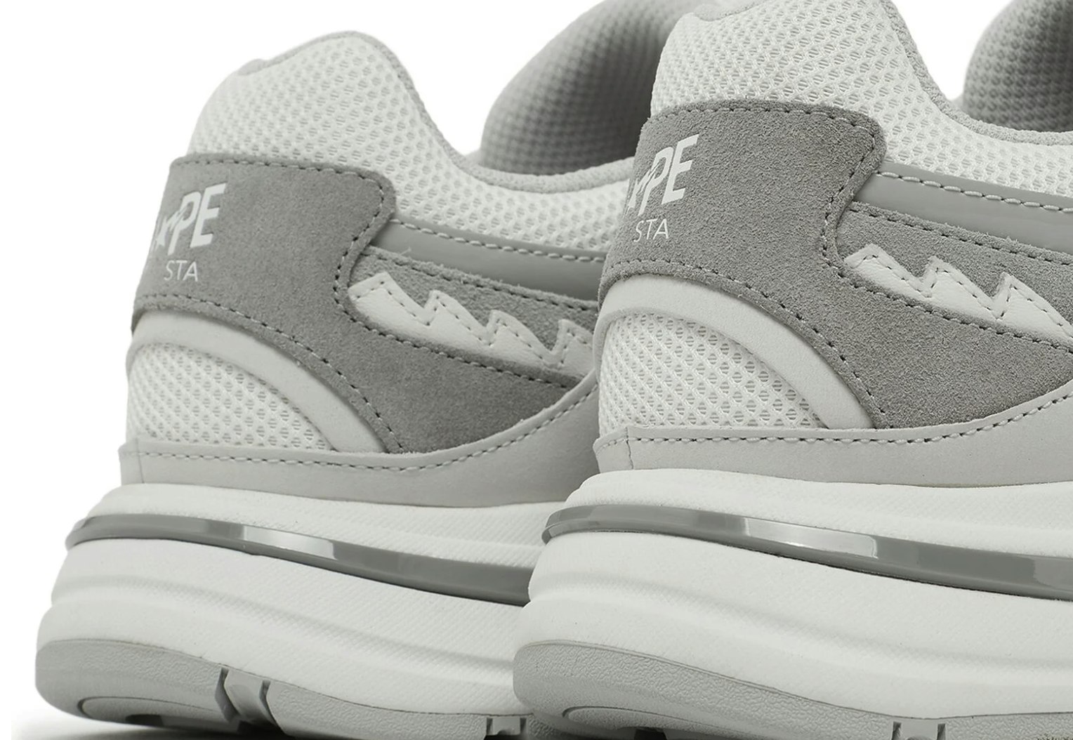A Bathing Ape Sports Runner M2 "Grey White"