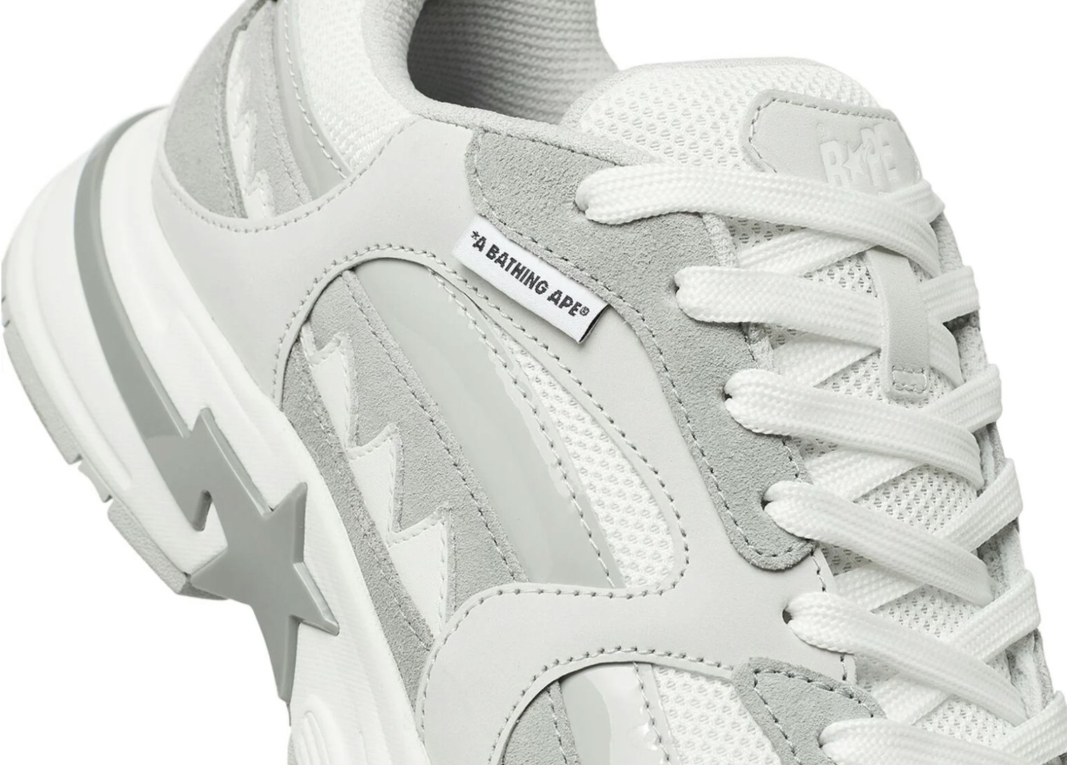 A Bathing Ape Sports Runner M2 "Grey White"