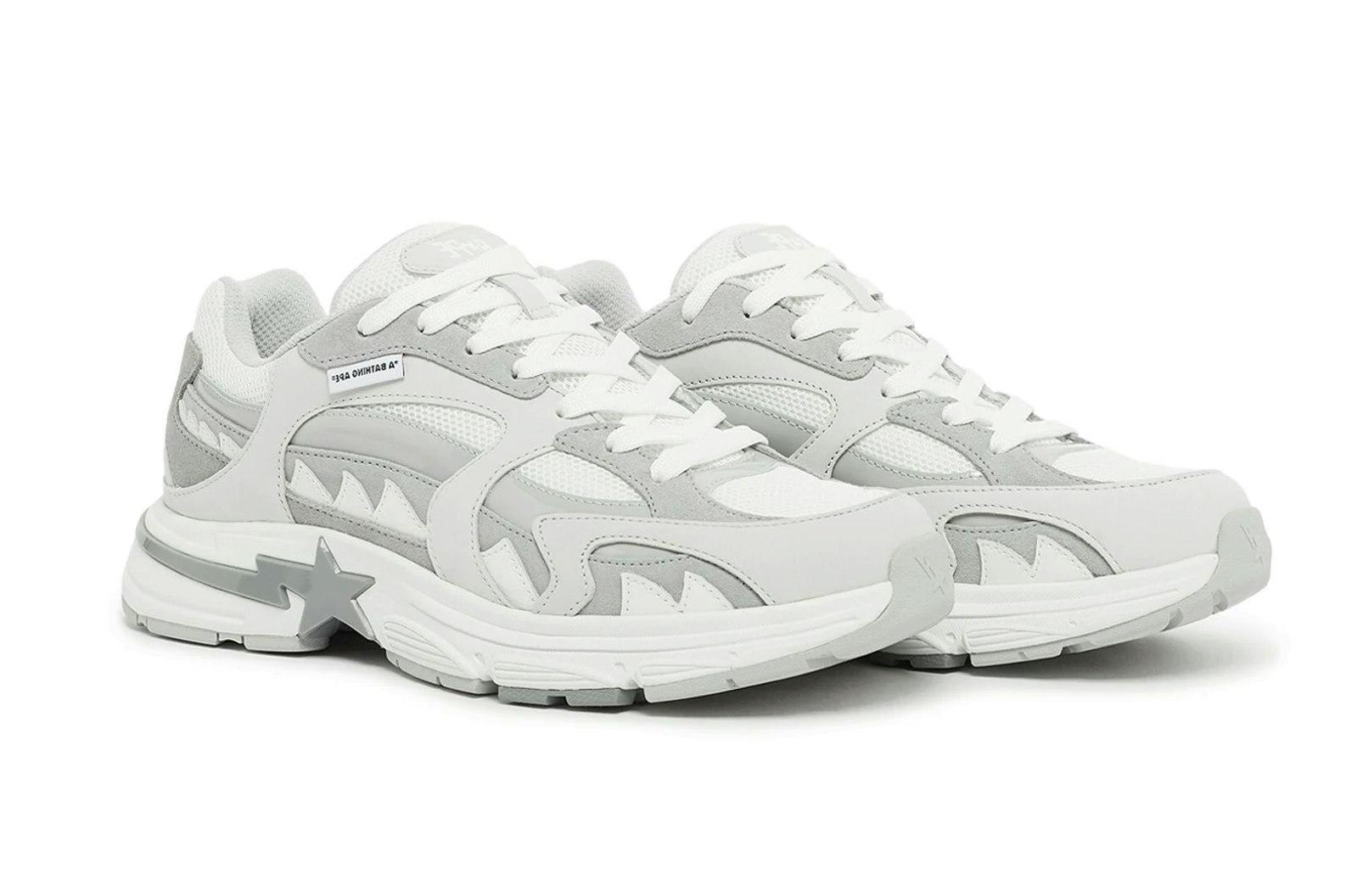 A Bathing Ape Sports Runner M2 "Grey White"