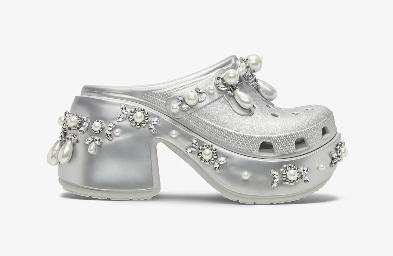 Simone Rocha x Crocs Siren Clog "Silver"