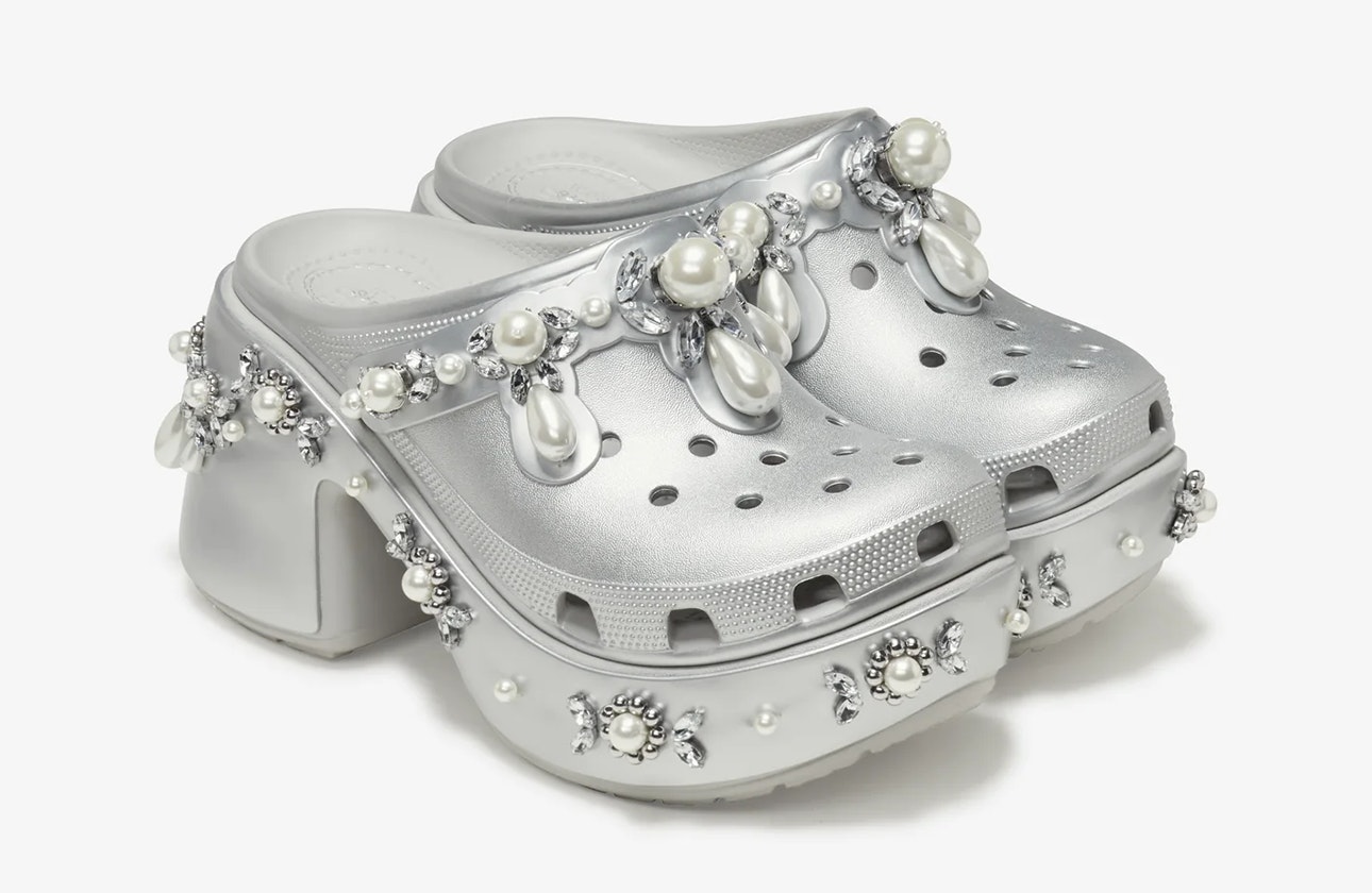 Simone Rocha x Crocs Siren Clog "Silver"