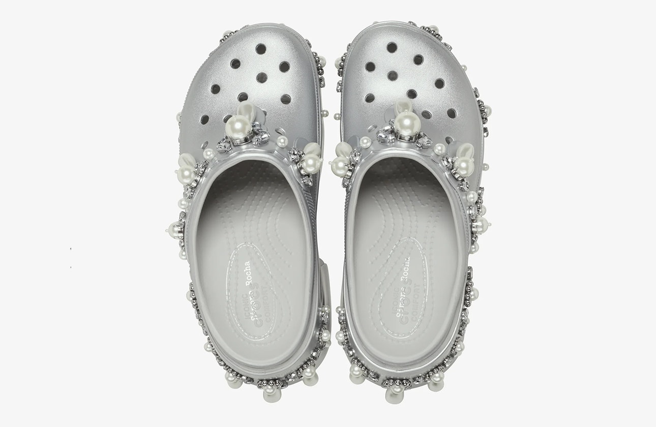 Simone Rocha x Crocs Siren Clog "Silver"