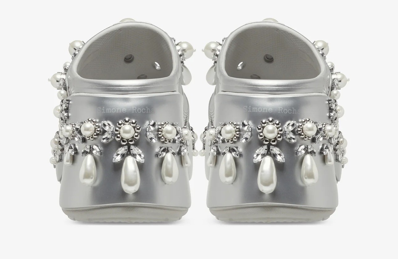 Simone Rocha x Crocs Siren Clog "Silver"