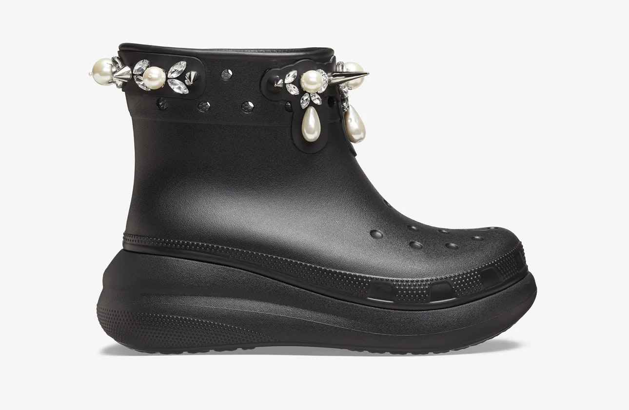 Simone Rocha x Crocs Crush Boot "Black"