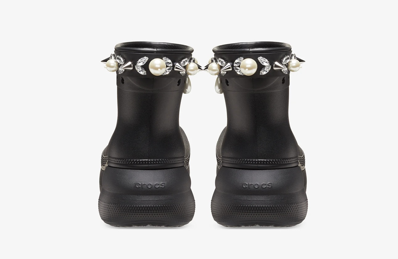 Simone Rocha x Crocs Crush Boot "Black"
