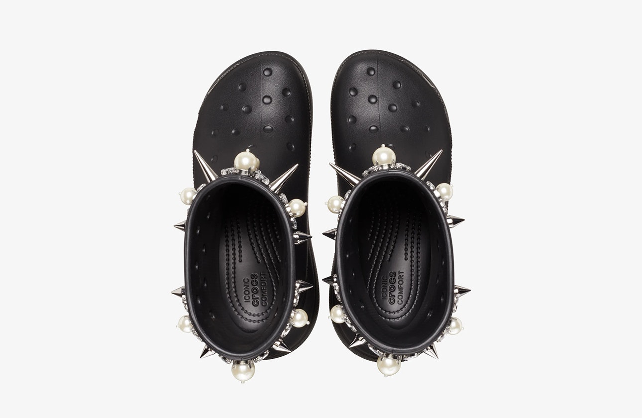 Simone Rocha x Crocs Crush Boot "Black"